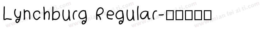 Lynchburg Regular字体转换